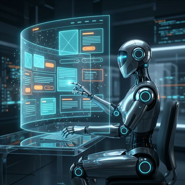 Criação de sites com Inteligência Artificial